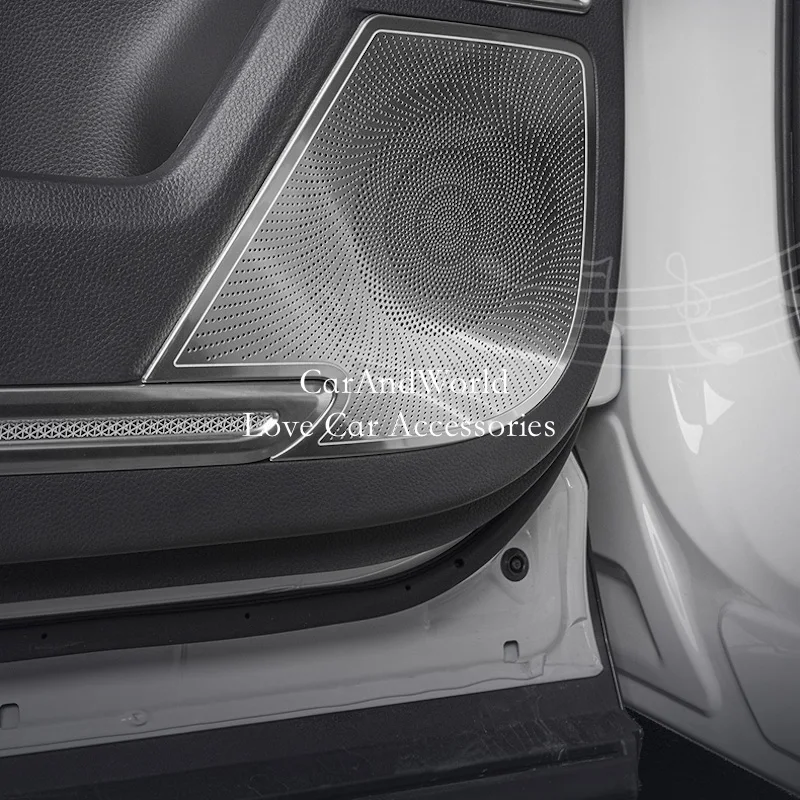 Stainless Steel Interior Door Speaker Horn Trumpet Sound Frame Protector Cover Trim Car Accessories For Honda CRV CR-V 2022-2025
Stainless Steel Interior Door Speaker Horn Trumpet Sound Frame Protector Cover Trim Car Accessories For Honda CRV CR-V 2022-2025