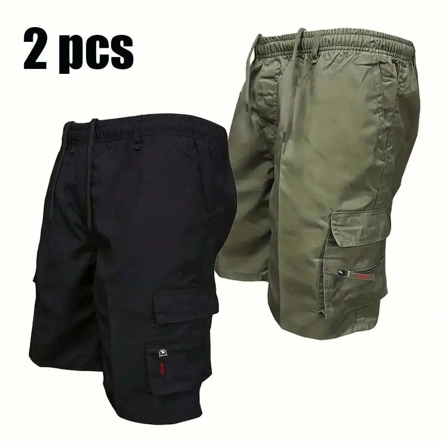 Mens Cargo Shorts With Pockets, Casual Beach Shorts For Summer Outdoor Activities
Mens Cargo Shorts With Pockets, Casual Beach Shorts For Summer Outdoor Activities