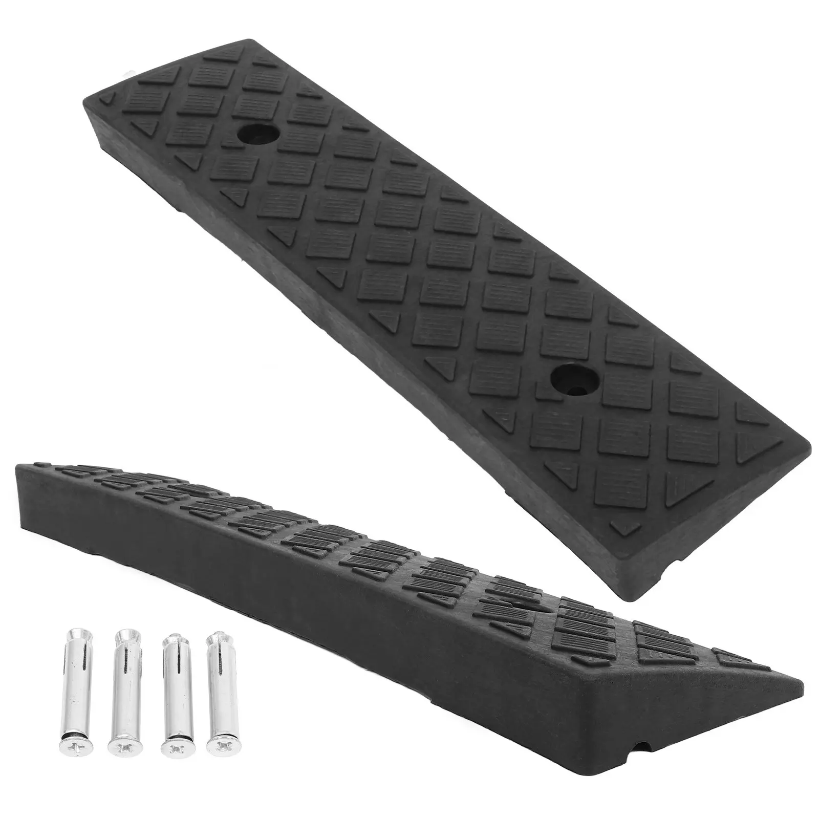 2Pcs Plastic Car Ramps Heavy Duty Threshold Ramps Non Slip Driveway Wheelchair Curb Ramp Vehicle Loading Ramp ,
2Pcs Plastic Car Ramps Heavy Duty Threshold Ramps Non Slip Driveway Wheelchair Curb Ramp Vehicle Loading Ramp ,