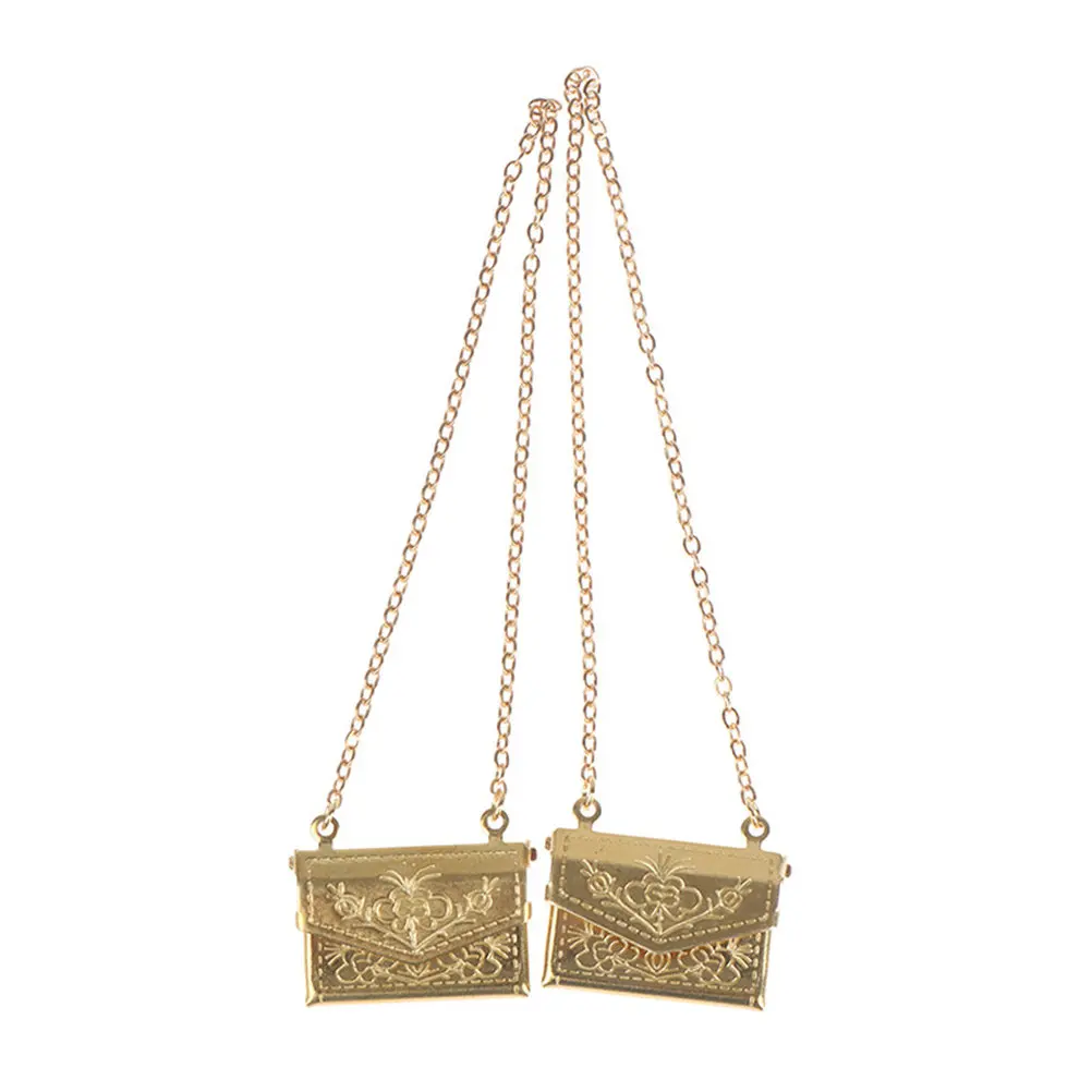 2Pcs Elegant Mini Metal Shoulder Bags Dollhouse Furniture Accessories Adorable Lightweight Realistic Pretend Play Miniature
2Pcs Elegant Mini Metal Shoulder Bags Dollhouse Furniture Accessories Adorable Lightweight Realistic Pretend Play Miniature