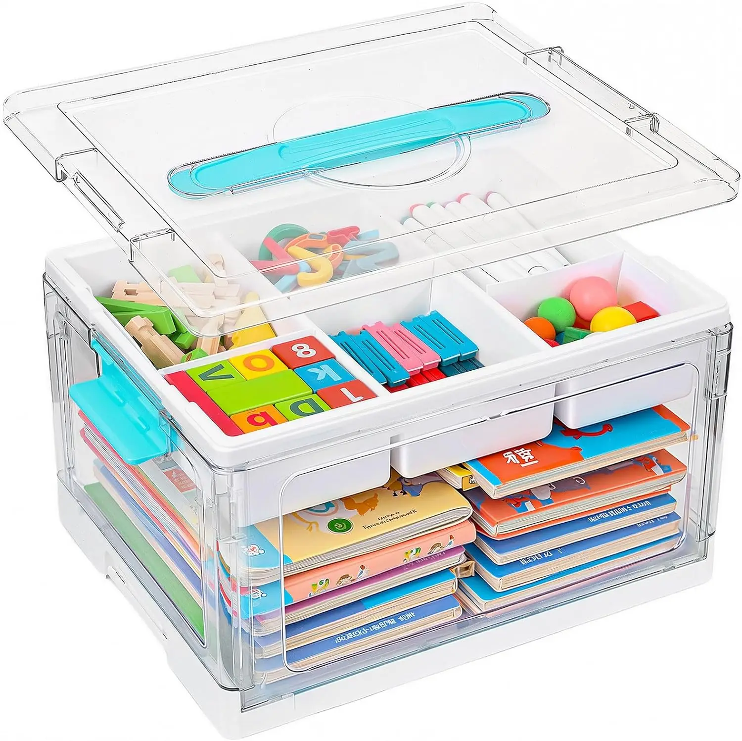 24QT Clear Plastic Craft Organizers and Storage, Art Supply Organizer with Removable Tray and
24QT Clear Plastic Craft Organizers and Storage, Art Supply Organizer with Removable Tray and