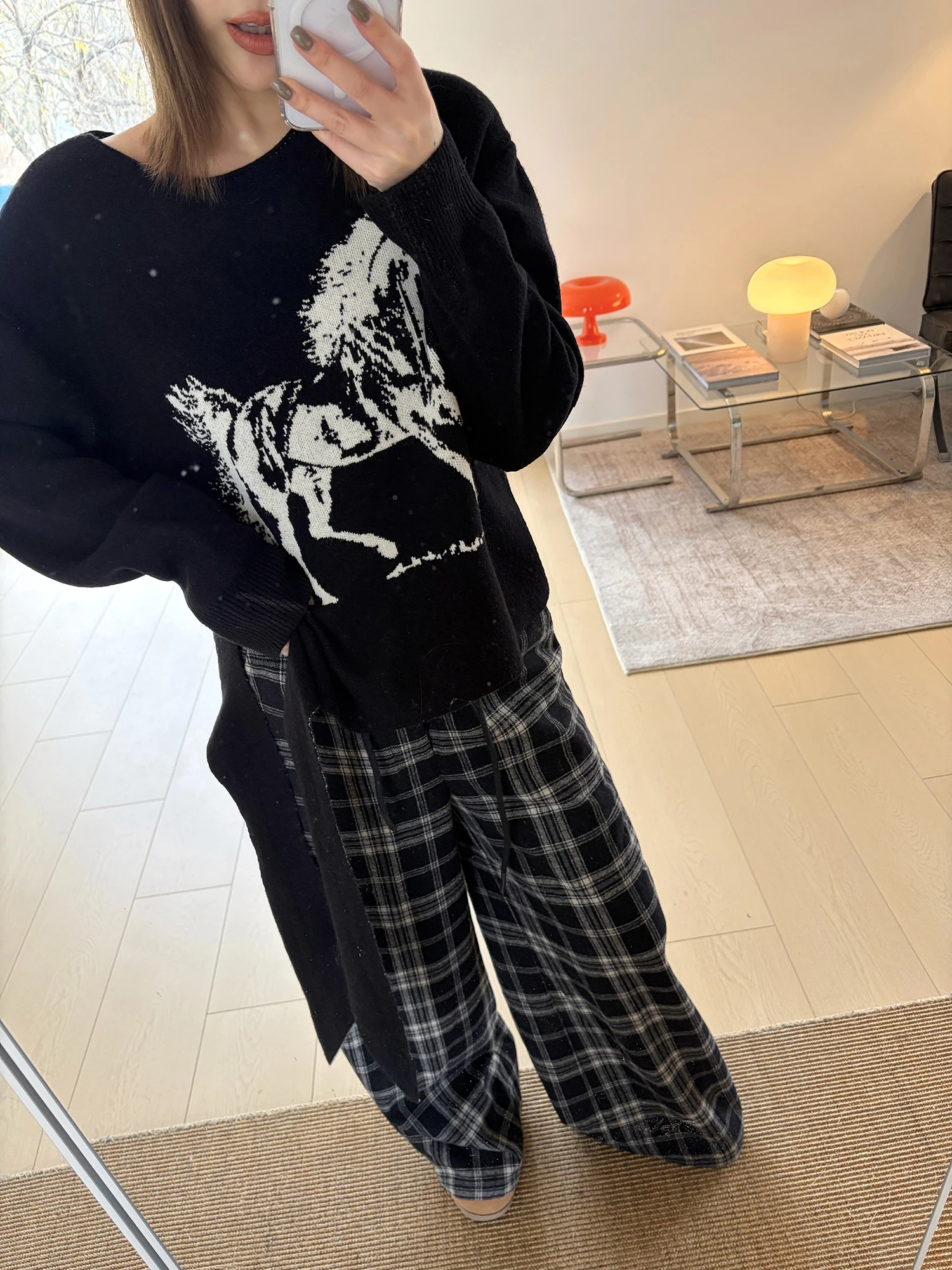 SukiiRED Women's Casual Pants Knot Design Woolen Plaid Loose Lazy Style Spring Season Fashion Ladies' Wide Leg Trousers
SukiiRED Women's Casual Pants Knot Design Woolen Plaid Loose Lazy Style Spring Season Fashion Ladies' Wide Leg Trousers