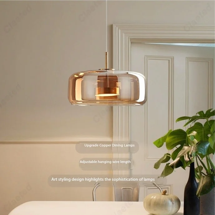 European-style Modern Simple LED Glass Chandelier Living Room Dining Room Bar Lighting Lamps
European-style Modern Simple LED Glass Chandelier Living Room Dining Room Bar Lighting Lamps