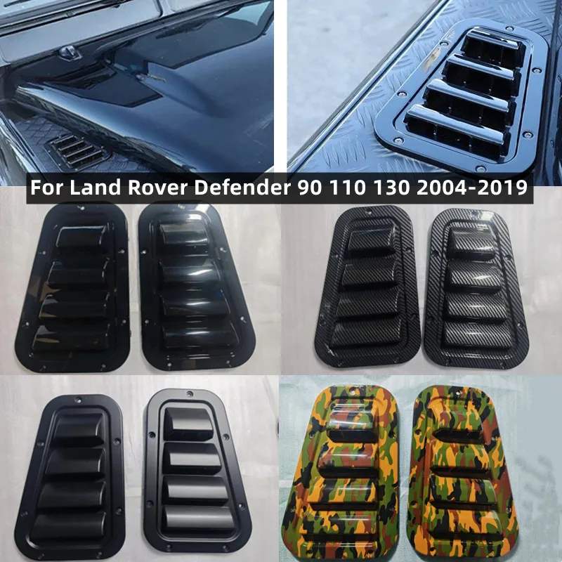 Car Side Front Engine Hood Bonnet Vents Cover For Land Rover Defender 90 110 130 Air Outlet Flow Intake Vent Scoop Trim Cover
Car Side Front Engine Hood Bonnet Vents Cover For Land Rover Defender 90 110 130 Air Outlet Flow Intake Vent Scoop Trim Cover