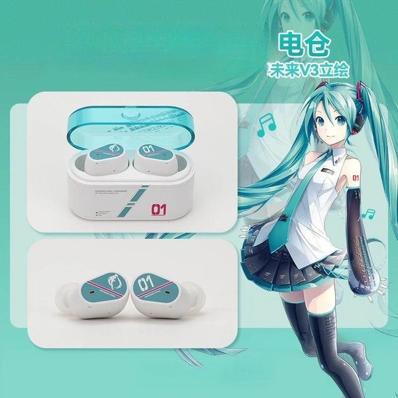 Anime Cute Music Player Headset Hatsunes Miku Wireless Earbuds Active Noise Cancellation Halloween Gifts
Anime Cute Music Player Headset Hatsunes Miku Wireless Earbuds Active Noise Cancellation Halloween Gifts
