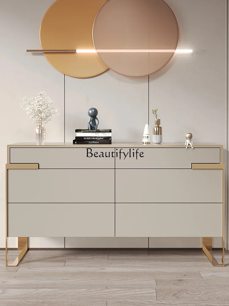 Italian Mild Luxury Retro Chest of Drawer Bedroom Storage Cabinet Partition Light Luxury Dining Storage Cabinet
Italian Mild Luxury Retro Chest of Drawer Bedroom Storage Cabinet Partition Light Luxury Dining Storage Cabinet