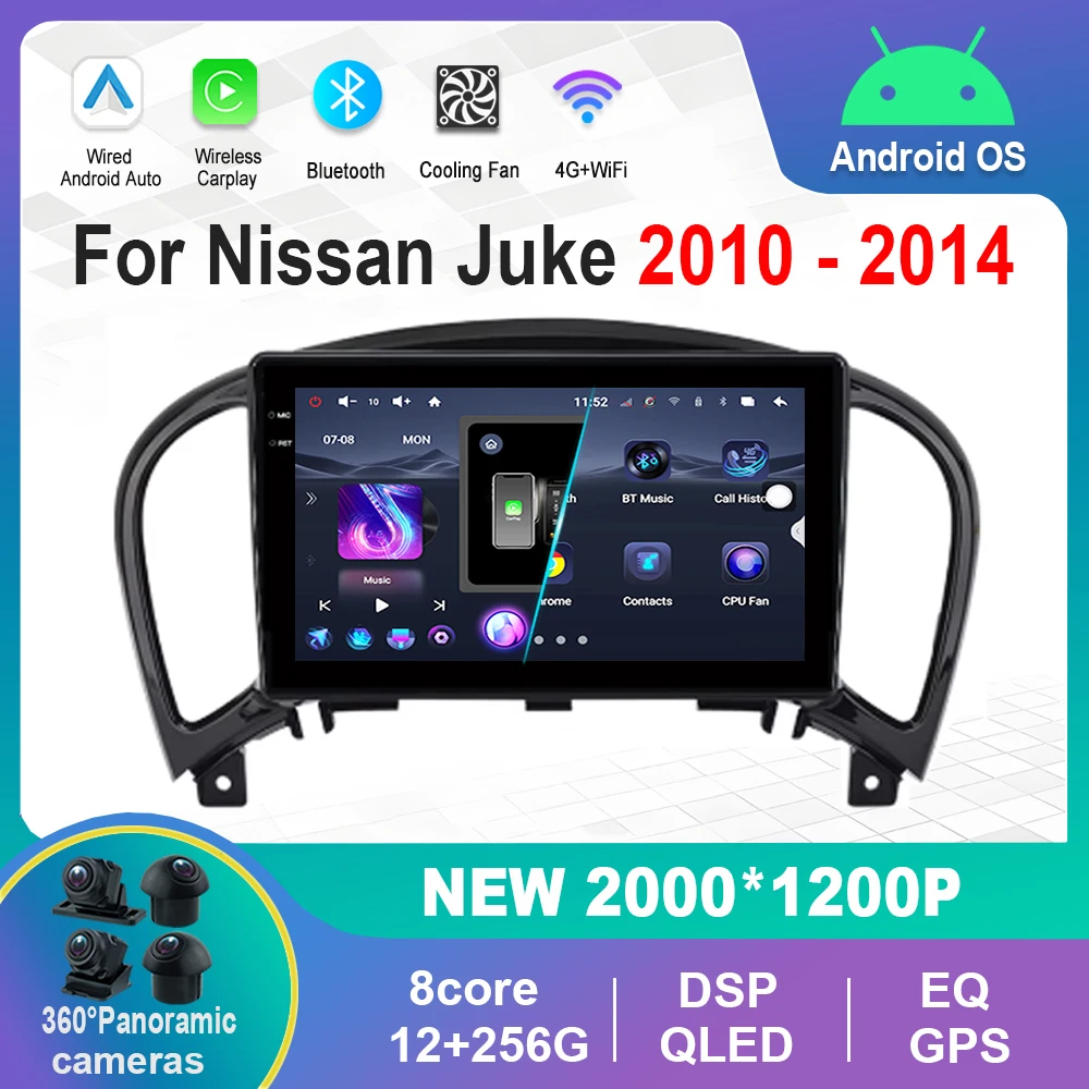 9 inch GPS Navigation Android 4G for Nissan Juke 2010 - 2014 Car Radio Multimedia Player WiFi No 2 din Head Unit HD Touch Screen
9 inch GPS Navigation Android 4G for Nissan Juke 2010 - 2014 Car Radio Multimedia Player WiFi No 2 din Head Unit HD Touch Screen