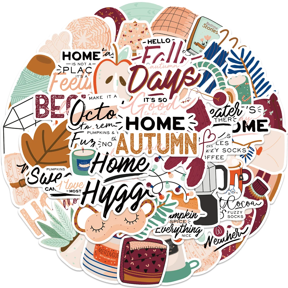 10/25/50PCS Warm Autumn Party DIY Stickers Waterproof Sweater Decorative Album Diary Stick Label Decor Stationery Kids Gift Toys
10/25/50PCS Warm Autumn Party DIY Stickers Waterproof Sweater Decorative Album Diary Stick Label Decor Stationery Kids Gift Toys