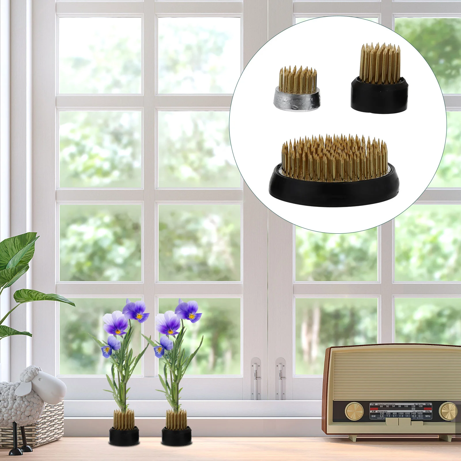 3 Pcs Jianshan Flower Arrangement Floral Pin Fixation Base Japanese Holder Plant Tape Measure
3 Pcs Jianshan Flower Arrangement Floral Pin Fixation Base Japanese Holder Plant Tape Measure