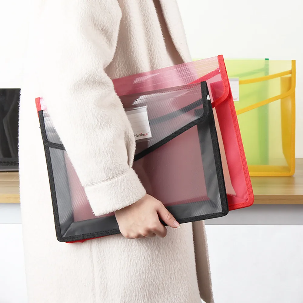 A4 Transparent Lightweight File Bag Portable Waterproof Folder Document Holder Large Capacity Button Storage School Test Paper
A4 Transparent Lightweight File Bag Portable Waterproof Folder Document Holder Large Capacity Button Storage School Test Paper