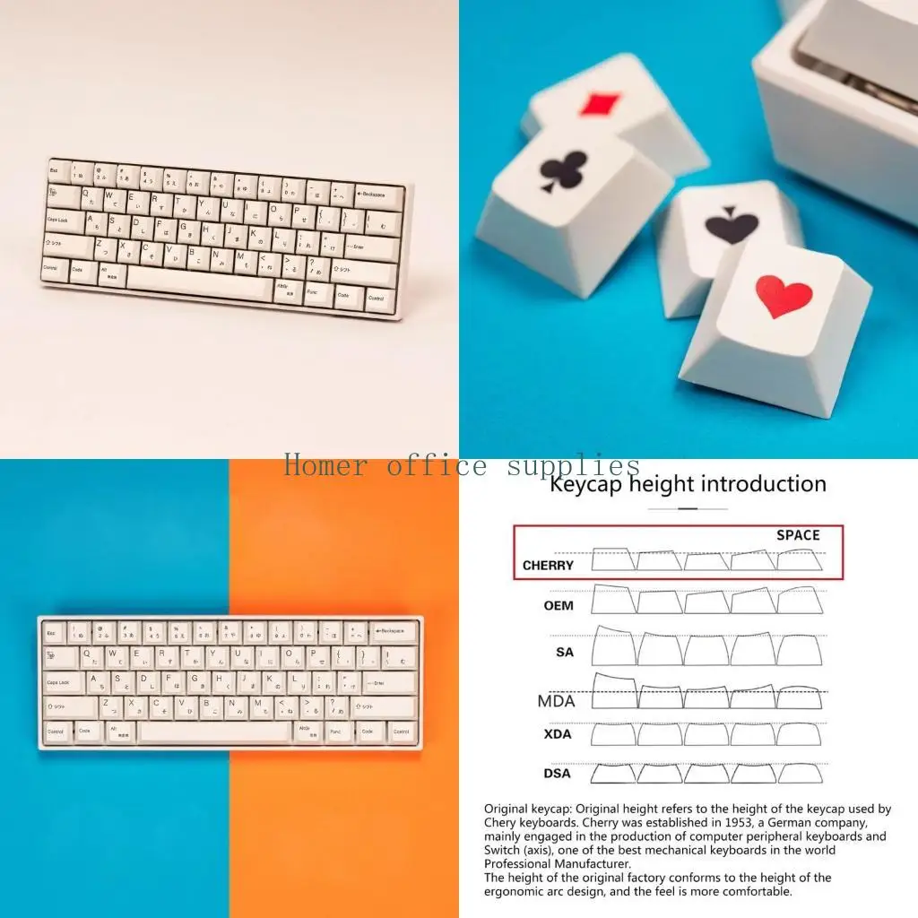 K43B 126 Keys/Set Retro 9009 PBT White Keycap Dye Subbed for Key Caps For MX Switch Mechanical Keyboard Cherry Profile Keycap
K43B 126 Keys/Set Retro 9009 PBT White Keycap Dye Subbed for Key Caps For MX Switch Mechanical Keyboard Cherry Profile Keycap