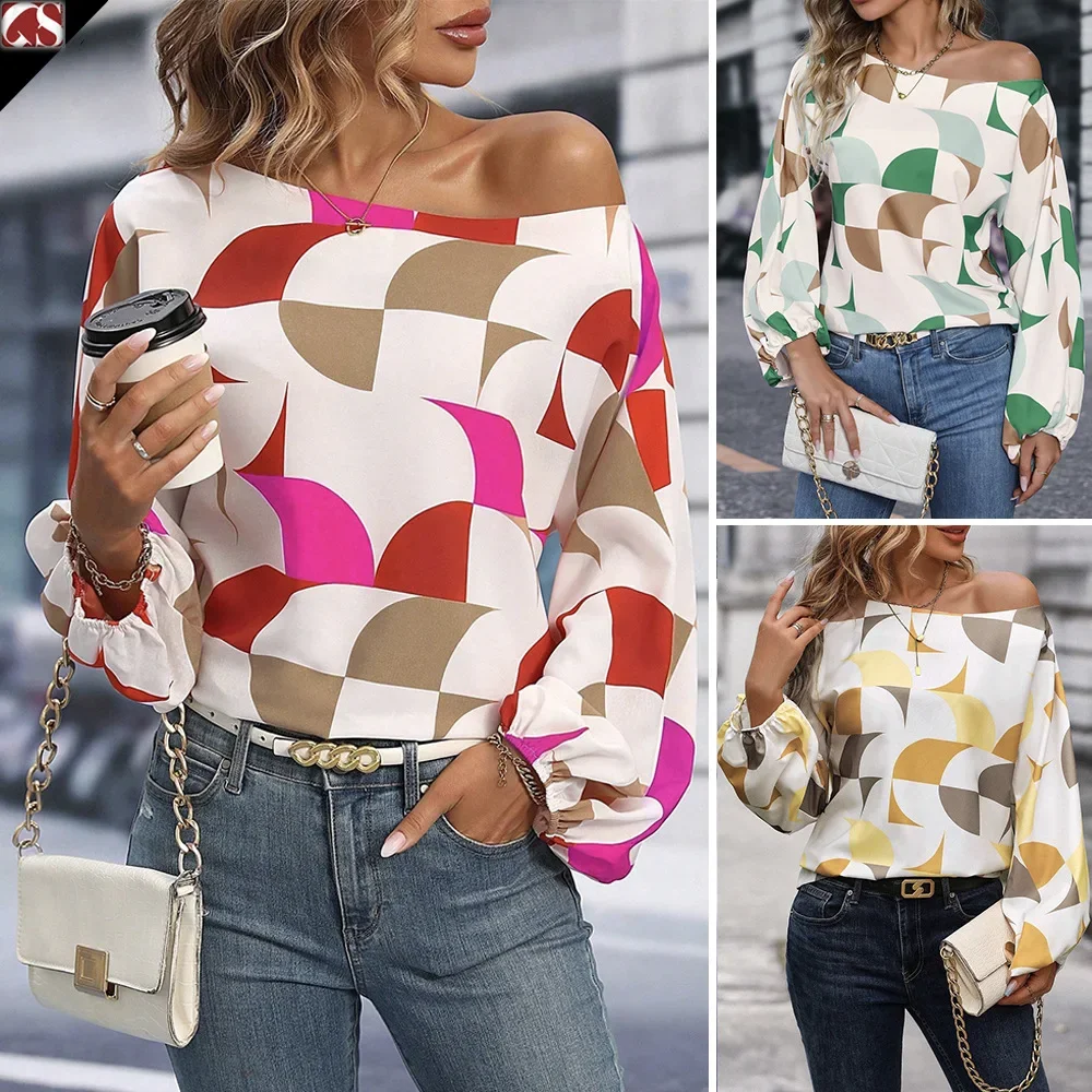 Women Spring Autumn Pullover Shirt Striped Color Long Sleeve Skew Collar Casual Fashion Comfortable Regular Standard Fit Shirt
Women Spring Autumn Pullover Shirt Striped Color Long Sleeve Skew Collar Casual Fashion Comfortable Regular Standard Fit Shirt