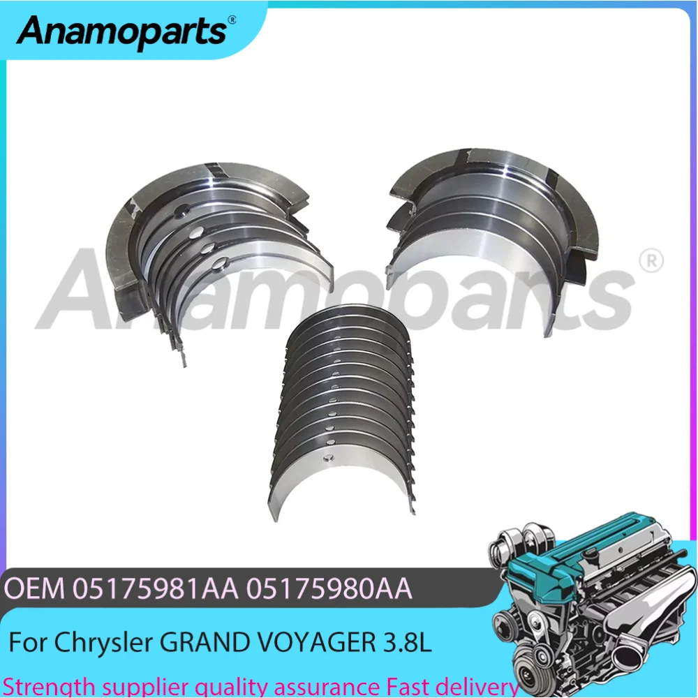 Engine Crankshaft Main Connecting Rod Bearing Thrust Washers Set 3.3 3.8 L V6 Flex Gas For JEEP Chrysler Dodge 3.3 3.8 L 90-11
Engine Crankshaft Main Connecting Rod Bearing Thrust Washers Set 3.3 3.8 L V6 Flex Gas For JEEP Chrysler Dodge 3.3 3.8 L 90-11