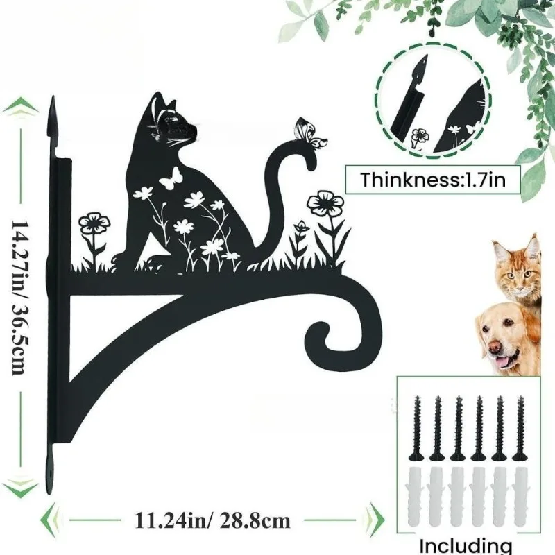 Metal Wall Hook Coated Plant Hanger Animal Silhouette Wall Mounted Hook Plants Outdoors Bird Feeder Lanterns Hanging Bracket
Metal Wall Hook Coated Plant Hanger Animal Silhouette Wall Mounted Hook Plants Outdoors Bird Feeder Lanterns Hanging Bracket