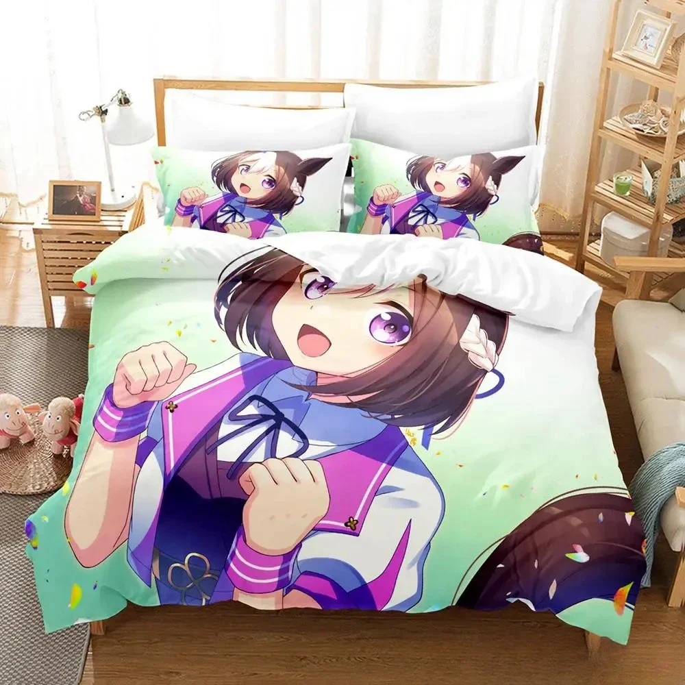Kawaii Pretty Derby Комплект постельного белья Single Twin Full Queen King Size Комплект постельного белья для взрослых и детей Наборы пододеяльников для спальни с 3D принтом Аниме Кровать
Kawaii Pretty Derby Комплект постельного белья Single Twin Full Queen King Size Комплект постельного белья для взрослых и детей Наборы пододеяльников для спальни с 3D принтом Аниме Кровать