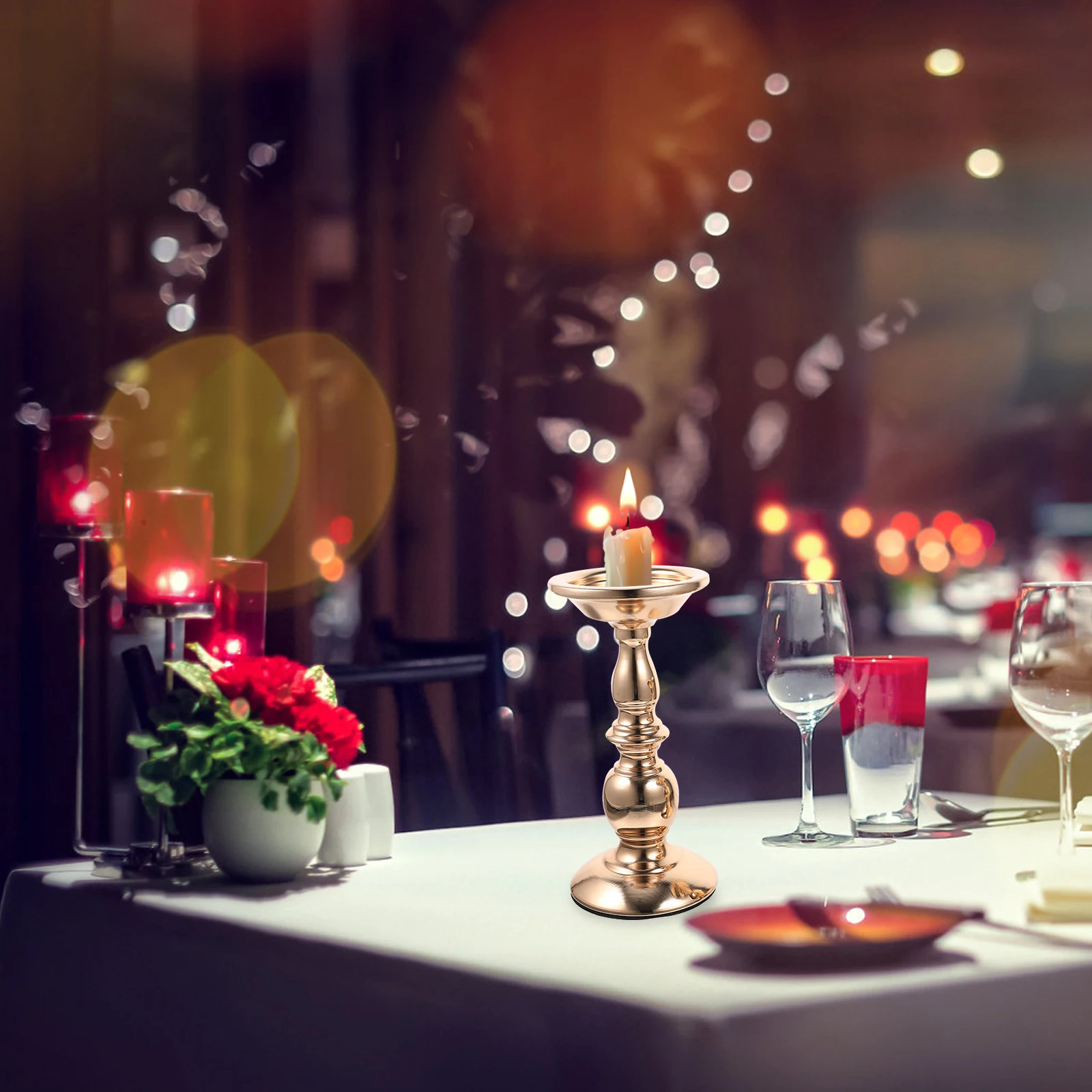2pcs Vintage Candlestick Retro Iron Holder Wedding Christmas Party Decoration Tealight Candleholders Elegant Decorative
2pcs Vintage Candlestick Retro Iron Holder Wedding Christmas Party Decoration Tealight Candleholders Elegant Decorative
