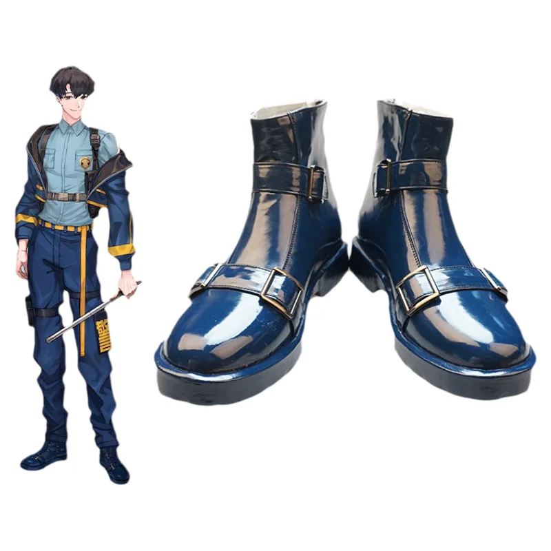 HANCHO Yuto Inukai Cosplay Costume Shoes Blue Handmade Faux Leather Boots Halloween Carnival Boots
HANCHO Yuto Inukai Cosplay Costume Shoes Blue Handmade Faux Leather Boots Halloween Carnival Boots