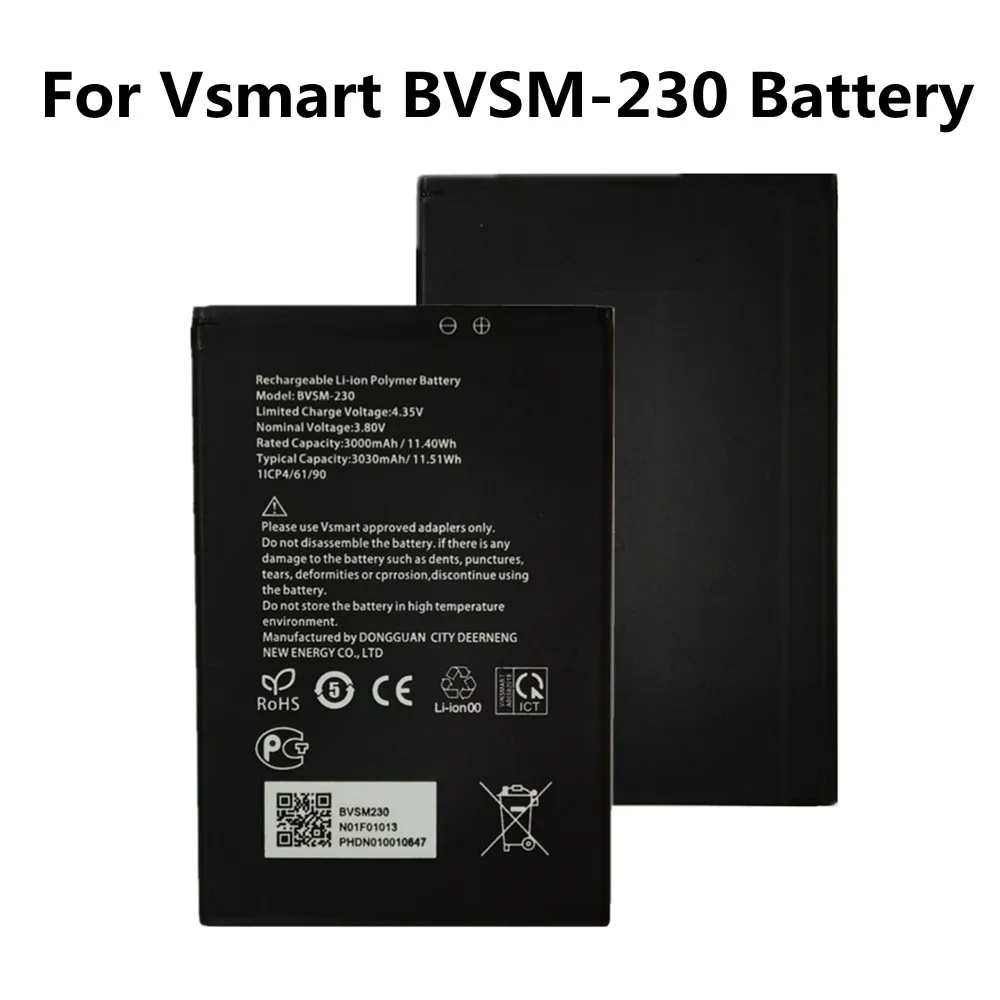 Новый аккумулятор емкостью 3030 мАч для телефона VSMART BVSM 230 BVSM230 аккумулятор быстрая доставка
Новый аккумулятор емкостью 3030 мАч для телефона VSMART BVSM 230 BVSM230 аккумулятор быстрая доставка