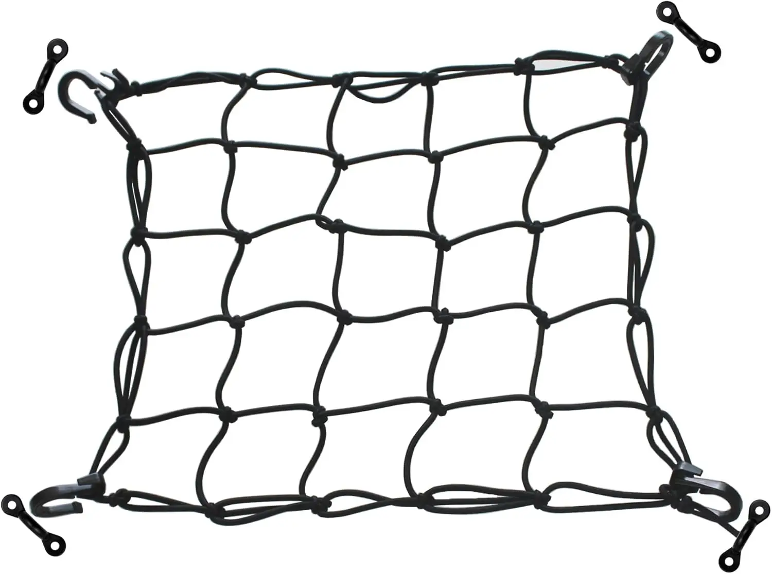 Kayak Deck Cargo Net with 4 Snap Hooks 15x15 Inch Bungee Net for Kayak Storage
Kayak Deck Cargo Net with 4 Snap Hooks 15x15 Inch Bungee Net for Kayak Storage