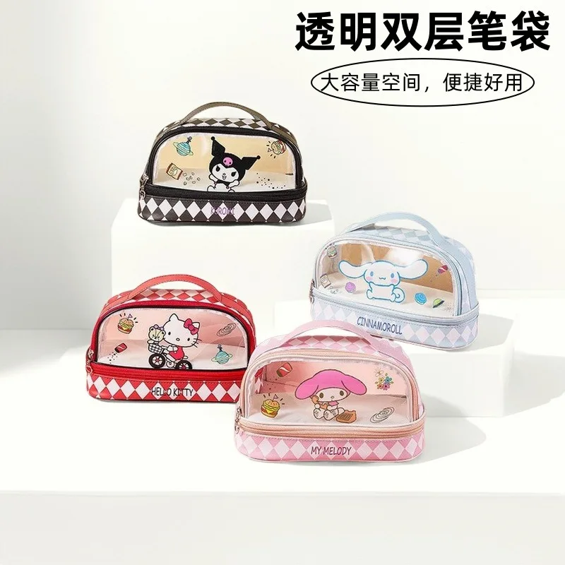 Cute Hello Kitty 3D Large Capacity Stationery Bag Handheld Cartoon Transparent Double Layer Pen Bag (Starting From 2 Pieces)
Cute Hello Kitty 3D Large Capacity Stationery Bag Handheld Cartoon Transparent Double Layer Pen Bag (Starting From 2 Pieces)