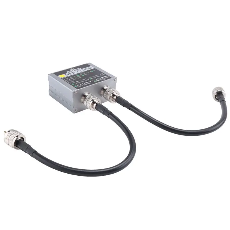 A01E- Walkie Talkie Ham VHF UHF Tri-Band Amateur Two Way Radio Antenna Combiner MX72 60-100W Linear Antenna Duplexer
A01E- Walkie Talkie Ham VHF UHF Tri-Band Amateur Two Way Radio Antenna Combiner MX72 60-100W Linear Antenna Duplexer