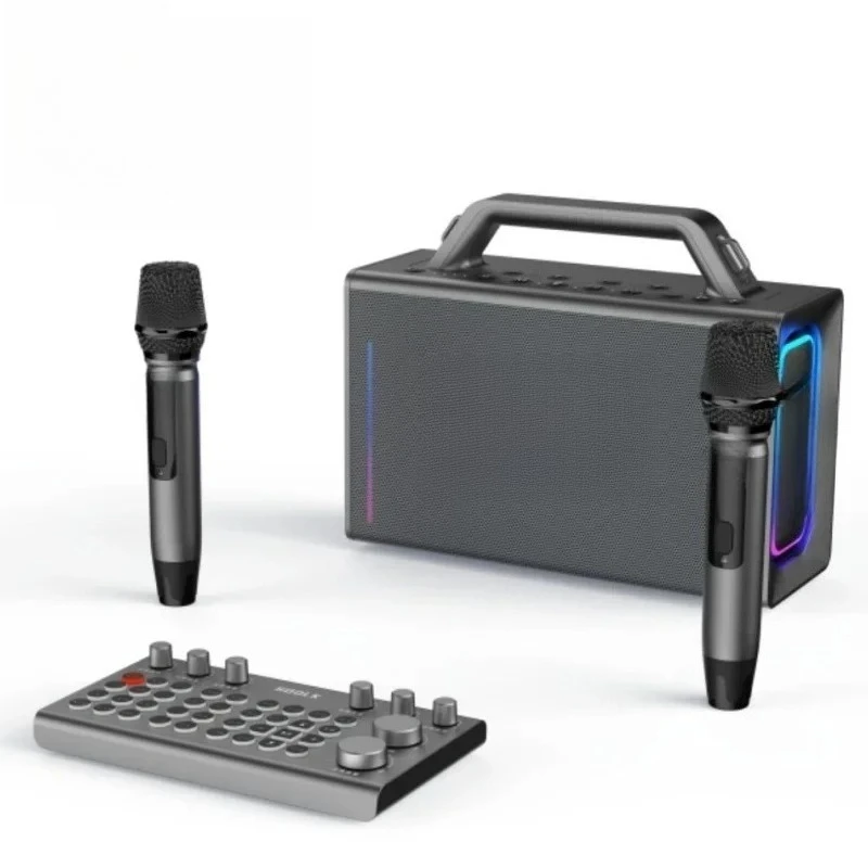 S1116 Bluetooth Speaker with 10 Hour Playback Dual Wireless Microphone Remote Control 200W High-power Bluetooth 5.3
S1116 Bluetooth Speaker with 10 Hour Playback Dual Wireless Microphone Remote Control 200W High-power Bluetooth 5.3