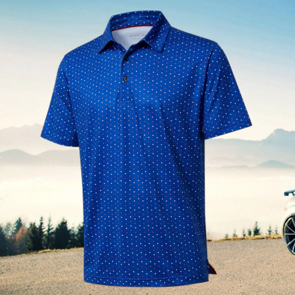 Men'S Polo Shirt, Golf Shirt, Short-Sleeve Hawaiian Pattern Performance Polo, Design for Summer Sportswear, Casual Wear
Men'S Polo Shirt, Golf Shirt, Short-Sleeve Hawaiian Pattern Performance Polo, Design for Summer Sportswear, Casual Wear