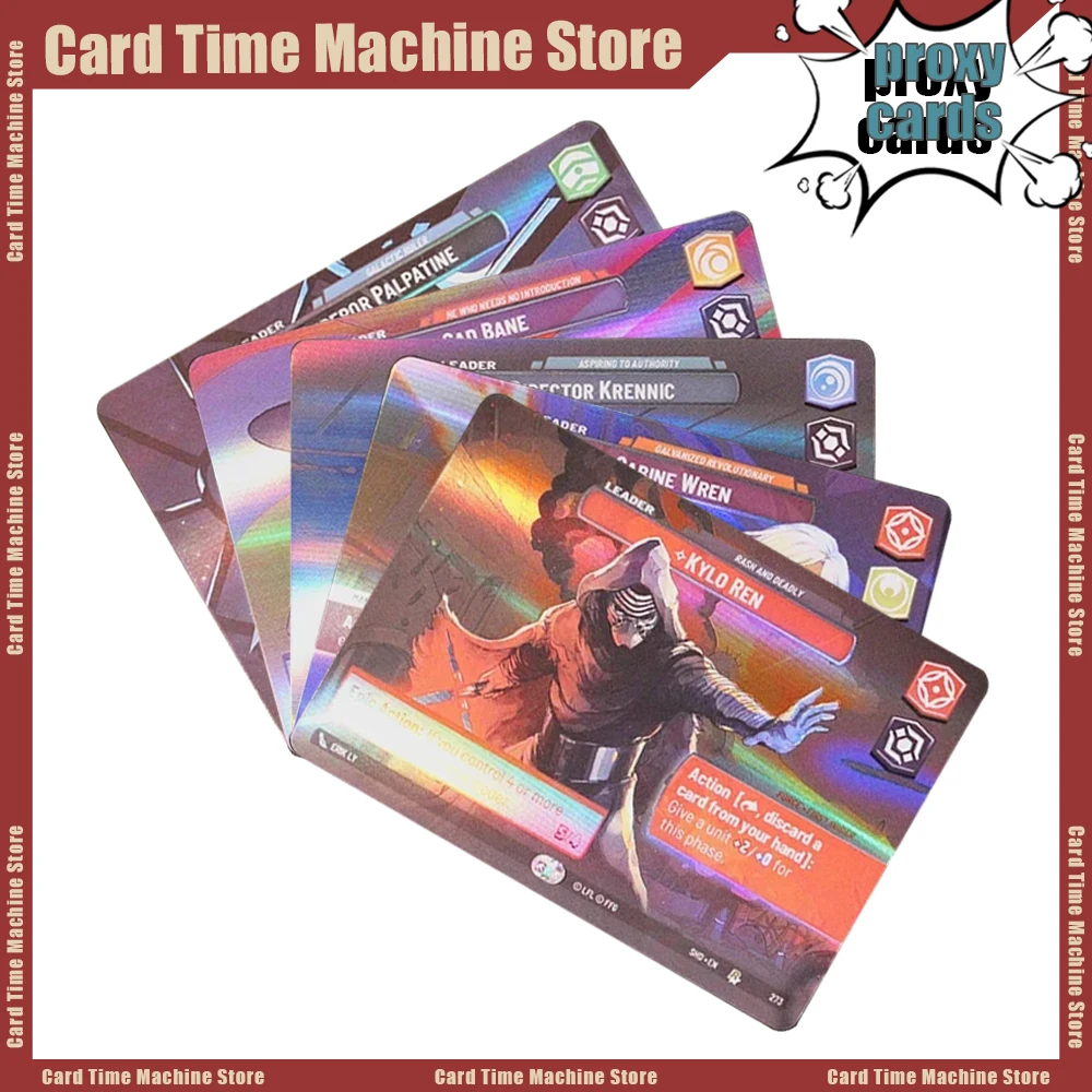 SWUDB витрина FOIL Proxy карты для развлекательных игр SWUDB Emperor Palpatine Rey Leia Organa коллекция карточек игрушки подарок
SWUDB витрина FOIL Proxy карты для развлекательных игр SWUDB Emperor Palpatine Rey Leia Organa коллекция карточек игрушки подарок