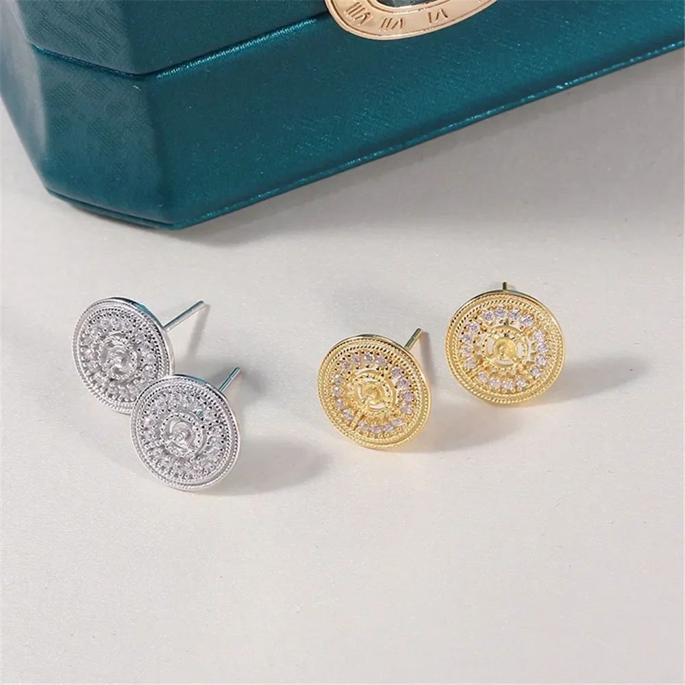 Серьги из стерлингового серебра 925 пробы с жемчугом, принадлежности для самостоятельного изготовления ювелирных изделий, пустые стойки для сережек для аксессуаров ручной работы, без жемчуга 
Серьги из стерлингового серебра 925 пробы с жемчугом, принадлежности для самостоятельного изготовления ювелирных изделий, пустые стойки для сережек для аксессуаров ручной работы, без жемчуга