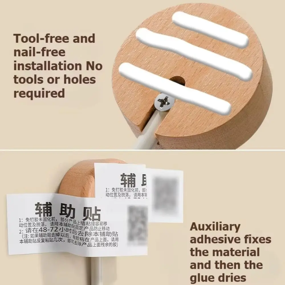 Space Saving No Drilling Wall Mount Hook Solid Wood Self-Adhesive Wood Hook Reusable Walnut Finish Bathroom Hook Door Hanging
Space Saving No Drilling Wall Mount Hook Solid Wood Self-Adhesive Wood Hook Reusable Walnut Finish Bathroom Hook Door Hanging