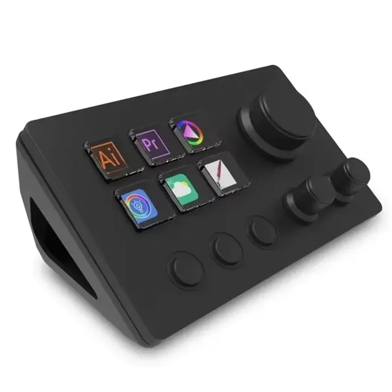 For Streamdeck Global Version Mini Visual Keypad For Stream Deck Screen Knob Desktop Integrated Console Live Editing Design
For Streamdeck Global Version Mini Visual Keypad For Stream Deck Screen Knob Desktop Integrated Console Live Editing Design
