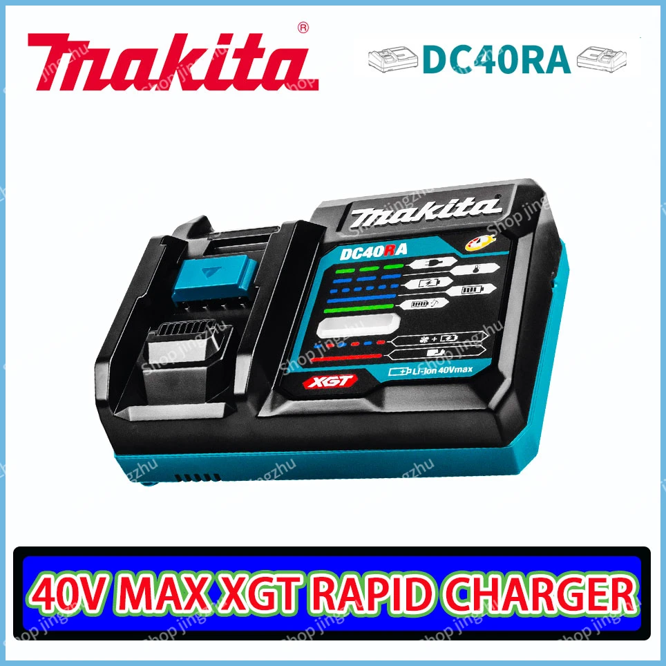 Makita 40V Max DC40RA XGT Rapid Optimum Charger Digital Display Original 40V Lithium Battery Charger Dual Fan Design
Makita 40V Max DC40RA XGT Rapid Optimum Charger Digital Display Original 40V Lithium Battery Charger Dual Fan Design