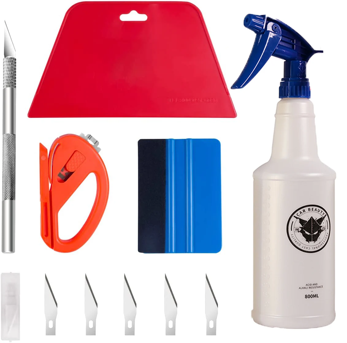 Car Vinyl Tint Film Felt Squeegee Cutter Installing Tool Kit Auto Film Scrapers Window Tint Tools Auto Sticker Felt Squeegee
Car Vinyl Tint Film Felt Squeegee Cutter Installing Tool Kit Auto Film Scrapers Window Tint Tools Auto Sticker Felt Squeegee