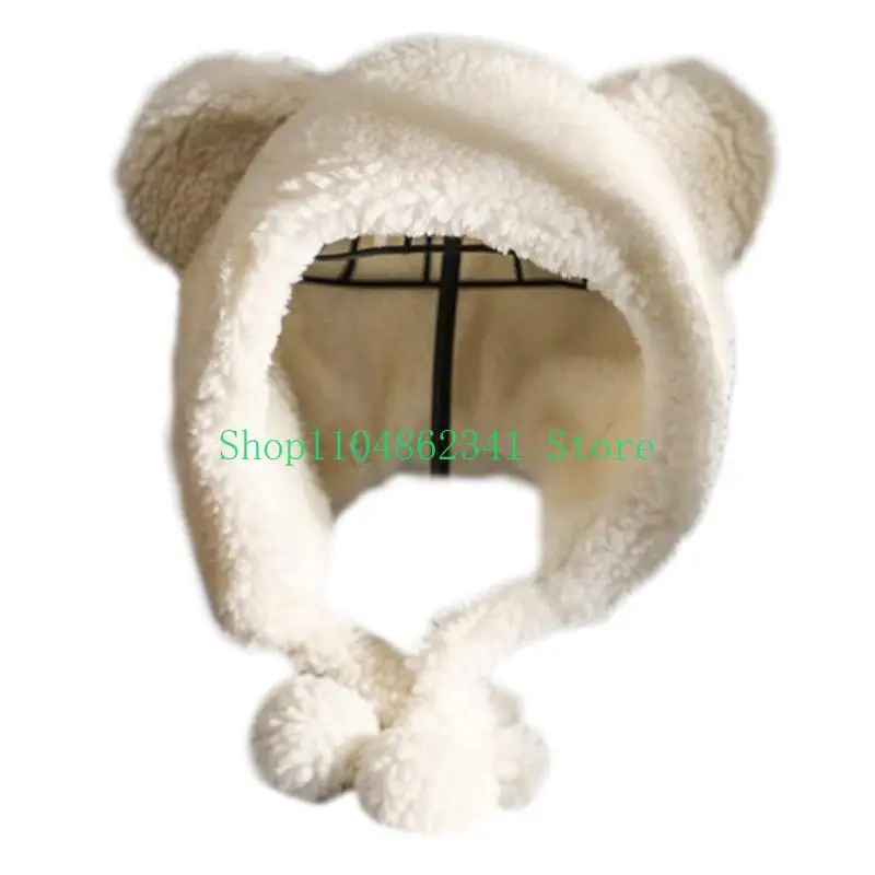 652F Women Winter Beanie Hat Earflap Warm Slouchy Faux Fleece Plush Pom Poms Cap Beanie Windproof Warmer Earmuff
652F Women Winter Beanie Hat Earflap Warm Slouchy Faux Fleece Plush Pom Poms Cap Beanie Windproof Warmer Earmuff