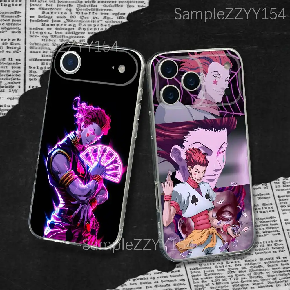 H-Hunter X Hunter HXH Hisoka Phone Case For iPhone 17,16,15,14,13,12,11 Plus,Pro,Max,XR,XS,X,7,8 Plus,SE,Mini Transparent Soft
H-Hunter X Hunter HXH Hisoka Phone Case For iPhone 17,16,15,14,13,12,11 Plus,Pro,Max,XR,XS,X,7,8 Plus,SE,Mini Transparent Soft