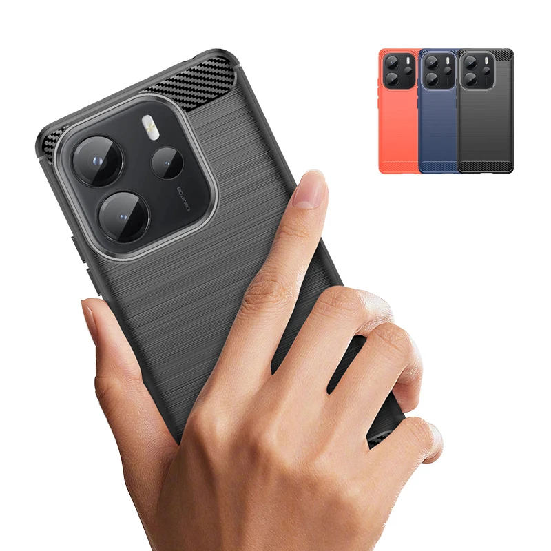 For Redmi Note 14 4G Case Cover Xiaomi Redmi Note 14 4G Capas Phone Bumper Protective Carbon Fiber TPU Soft Fundas Redmi Note 14
For Redmi Note 14 4G Case Cover Xiaomi Redmi Note 14 4G Capas Phone Bumper Protective Carbon Fiber TPU Soft Fundas Redmi Note 14