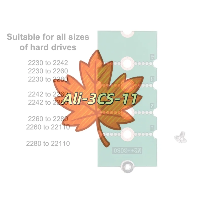 M.2 SSD Adapter Card 2230/2242/2260 To 2280 Transfer Card Universal Extension Rack Board Riser Card Convert Card