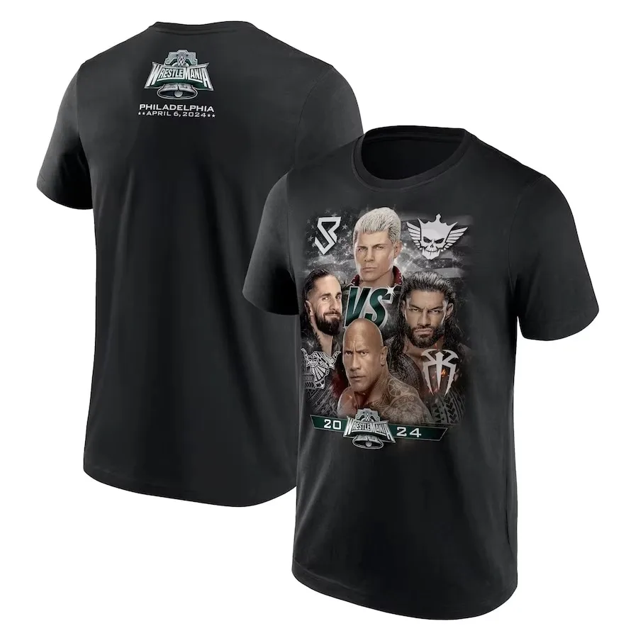 2025 Summer Men's TEE WWE Jersey Plus Size Men's Black Seth "Freakin" Rollins Visionary Sam Hain T-Shirt 100% Cotton Tops
2025 Summer Men's TEE WWE Jersey Plus Size Men's Black Seth "Freakin" Rollins Visionary Sam Hain T-Shirt 100% Cotton Tops