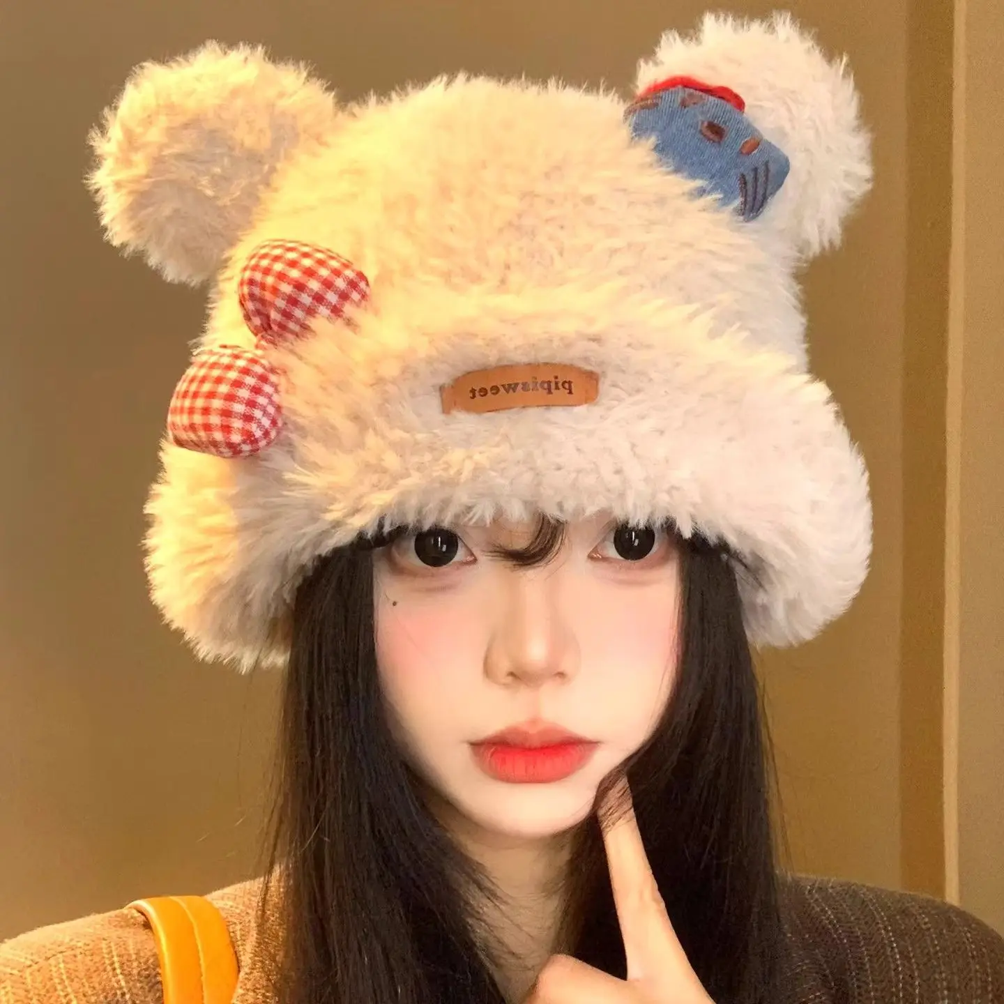 Sanrio Hello Kitty Girl hat winter cartoon keep warm By age kawalii Plus velvet sweet Plush hat Korean version bowknot gift Y2K
Sanrio Hello Kitty Girl hat winter cartoon keep warm By age kawalii Plus velvet sweet Plush hat Korean version bowknot gift Y2K