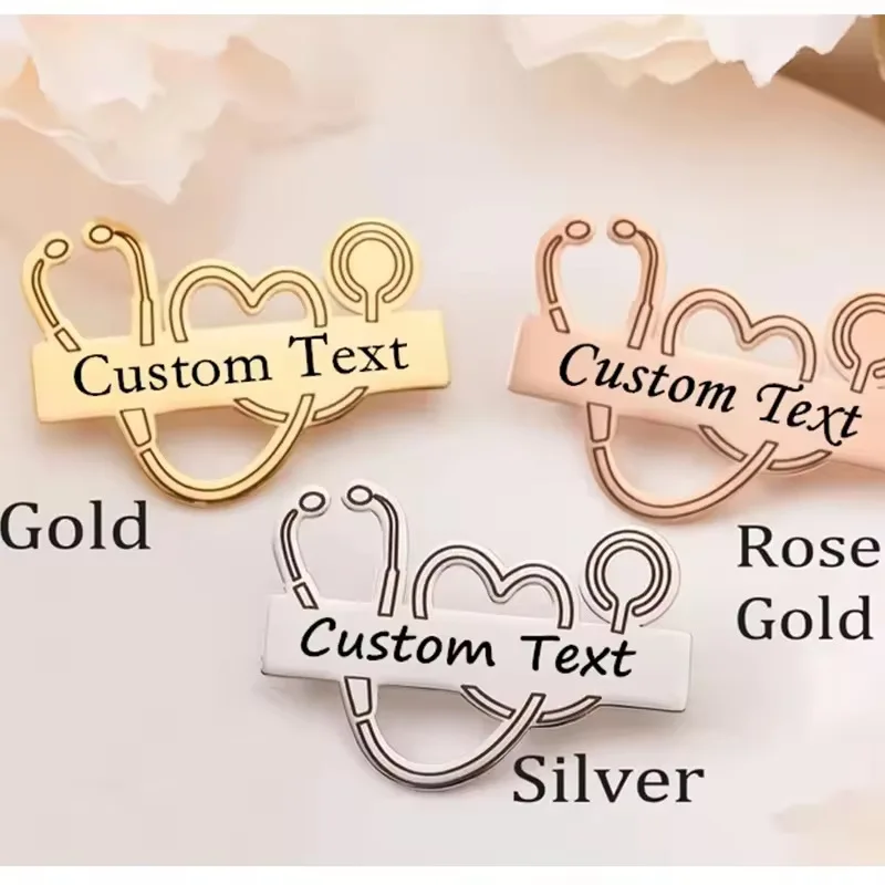 Custom Nurse Doctor Name Brooch Personalization Fashion Stainless Steel Luxury Women's Brooch Jewelry Metal Pin For Men Gift
Custom Nurse Doctor Name Brooch Personalization Fashion Stainless Steel Luxury Women's Brooch Jewelry Metal Pin For Men Gift