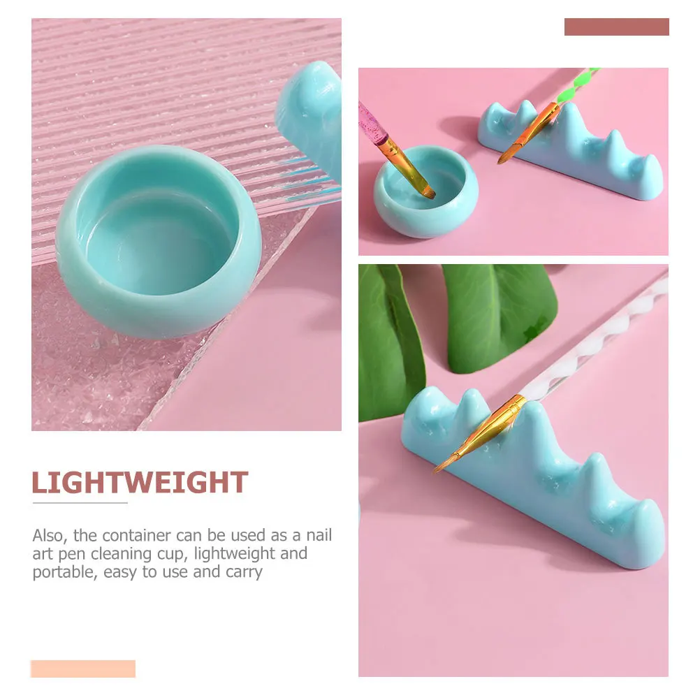 1Set Nail Pen Washing Cups Manicure Brush Holder Reusable Safe Material Nail Art Supplies for Natural False Nails Cleaning Tool
1Set Nail Pen Washing Cups Manicure Brush Holder Reusable Safe Material Nail Art Supplies for Natural False Nails Cleaning Tool