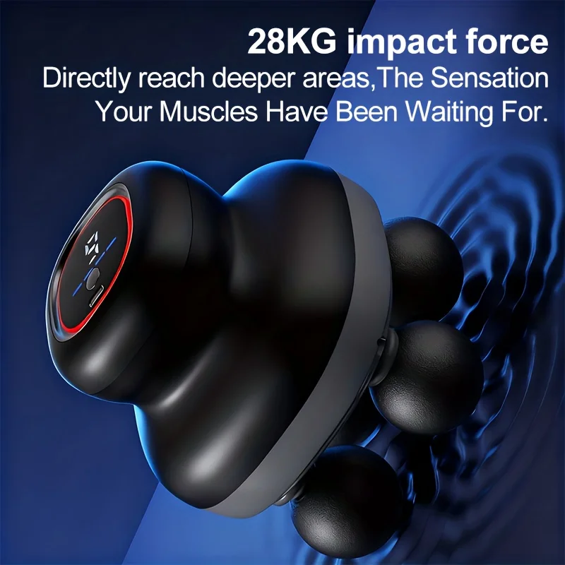 4-Head Fascia Massage Gun with 28KG Strength, 9 Speed Settings, Professional Deep Tissue Massage. Portable and Mini
4-Head Fascia Massage Gun with 28KG Strength, 9 Speed Settings, Professional Deep Tissue Massage. Portable and Mini