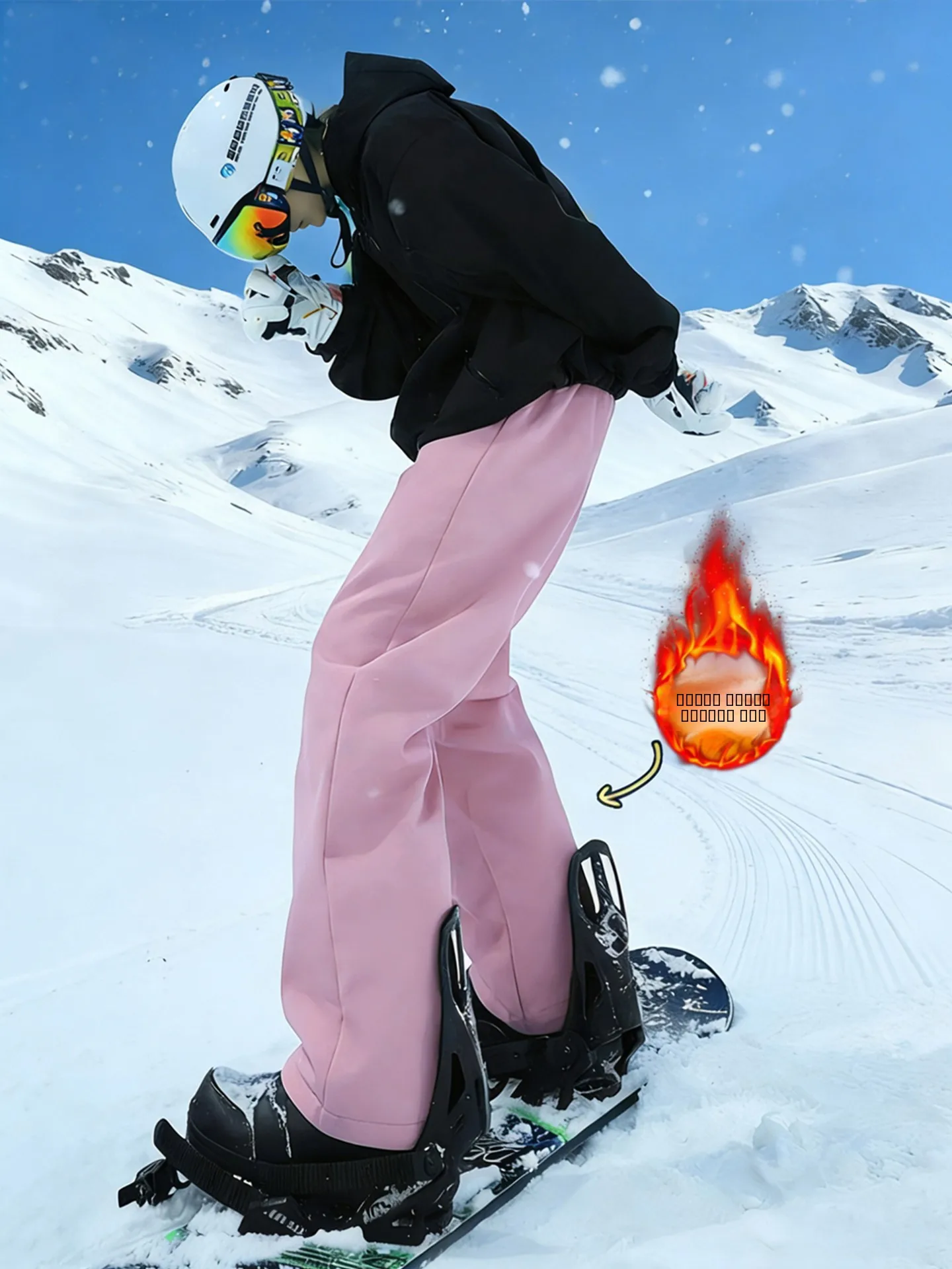 Men's And Women's Winter Ski Pants Thermal Fce Lined Cold Resistant Snowproof Straight Leg Casual Trousers for Climbing An...
Men's And Women's Winter Ski Pants Thermal Fce Lined Cold Resistant Snowproof Straight Leg Casual Trousers for Climbing An...