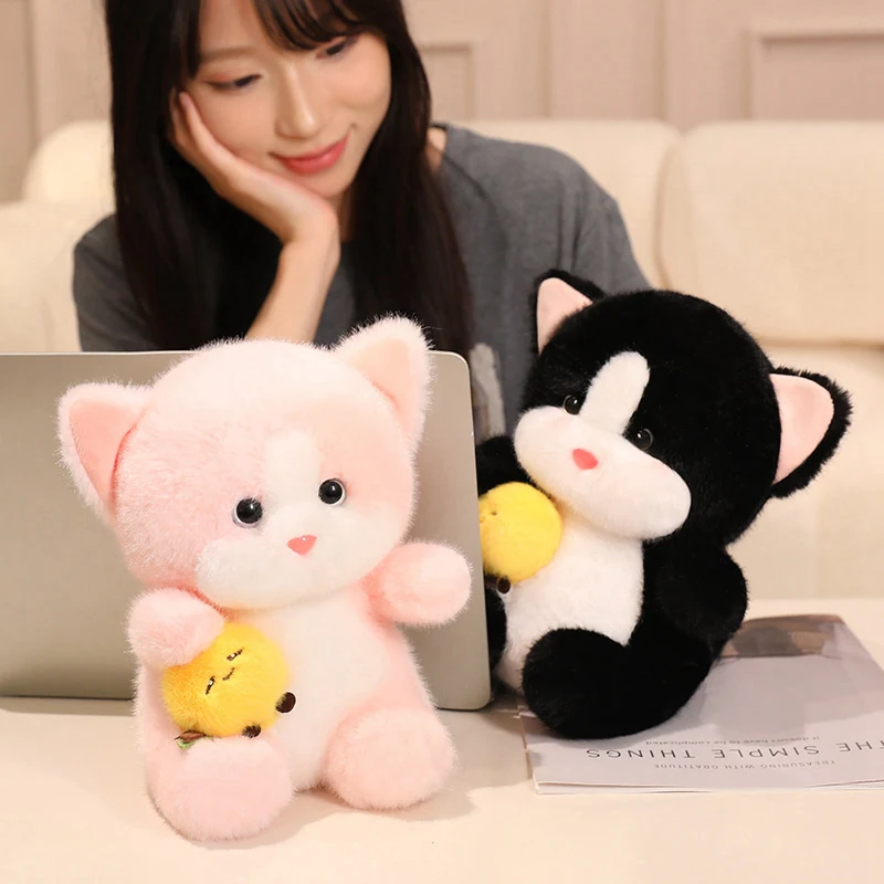 Adorable Fatty Lemon Cat Doll Plush Toy Soft Stuffed Animal Black Pink Kitten Comfort Pillow Sofa Cushion for Girls Gifts Decor
Adorable Fatty Lemon Cat Doll Plush Toy Soft Stuffed Animal Black Pink Kitten Comfort Pillow Sofa Cushion for Girls Gifts Decor