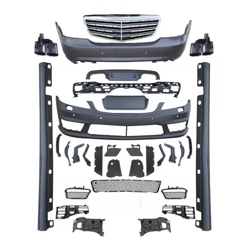 Factory Price for 2005-2013 S-class W221 Facelift to S65 Style BodyKit High Quality Bumper Grille Accessories Exterior Kit
Factory Price for 2005-2013 S-class W221 Facelift to S65 Style BodyKit High Quality Bumper Grille Accessories Exterior Kit