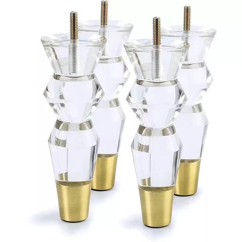 New 6.9Inch Acrylic Furniture Legs Replacement Sofa Feet Cabinet Modern Clear Decor DIY Legs Bed Feet Tapered Style Set of 4
New 6.9Inch Acrylic Furniture Legs Replacement Sofa Feet Cabinet Modern Clear Decor DIY Legs Bed Feet Tapered Style Set of 4