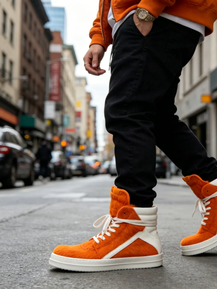 Ro Luxury Men Ankle Boot Green Horsehair Boots Women Sneaker Gray Horse Hair High Top Shoe Leather Casual Shoes Zipper Sneakers
Ro Luxury Men Ankle Boot Green Horsehair Boots Women Sneaker Gray Horse Hair High Top Shoe Leather Casual Shoes Zipper Sneakers
