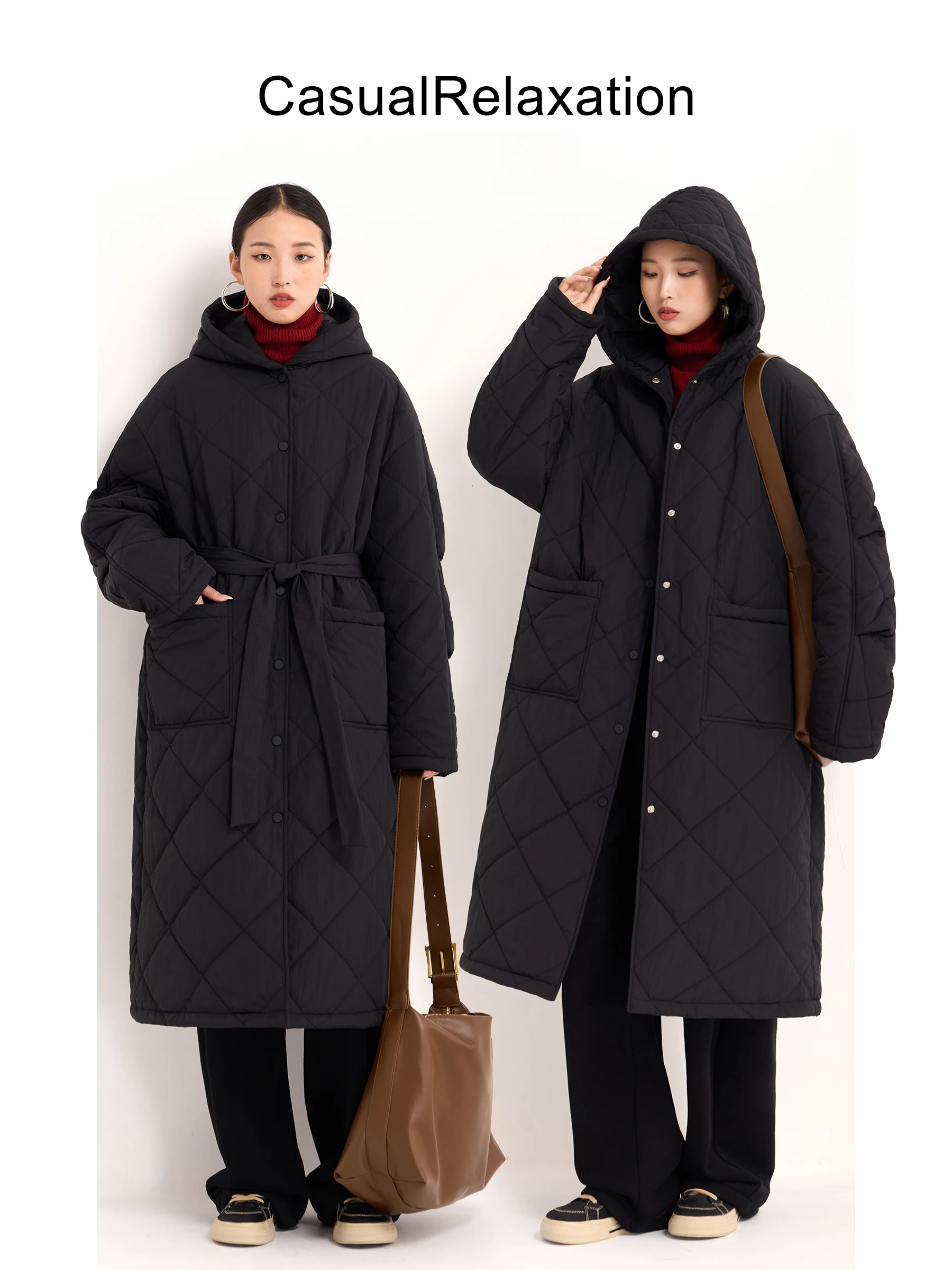 Женское свободное длинное пальто Thiened Cotton Jaet в стиле ретро с ромбовидным узором и капюшоном, теплое зимнее новое повседневное брендовое пальто для отдыха
Женское свободное длинное пальто Thiened Cotton Jaet в стиле ретро с ромбовидным узором и капюшоном, теплое зимнее новое повседневное брендовое пальто для отдыха