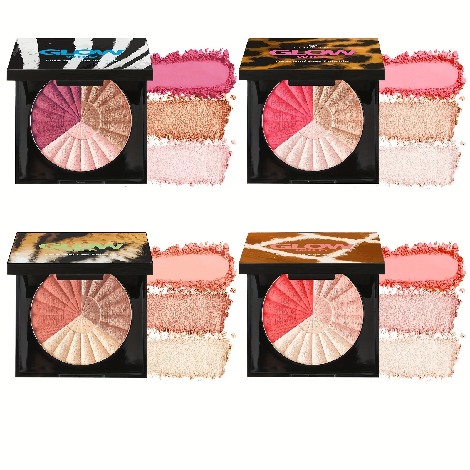 Blush Makeup Palettes, Highlighter Bronze Blush Powder, 3 in 1 Palette Matte Shimmer Glow illuminator Powder Face Highlighter
Blush Makeup Palettes, Highlighter Bronze Blush Powder, 3 in 1 Palette Matte Shimmer Glow illuminator Powder Face Highlighter