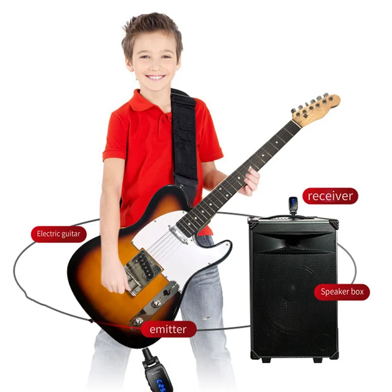 ABJM-Wireless Guitar Transmitter And Receiver Audio Transmitter Replacement For Electric Guitar
ABJM-Wireless Guitar Transmitter And Receiver Audio Transmitter Replacement For Electric Guitar